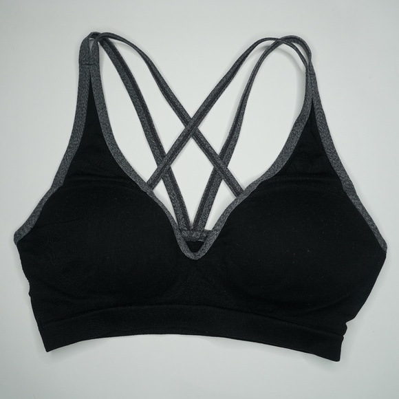 PINK Victoria's Secret Other - Pink Victoria's Secret Black/Grey Trim Sports Bra.